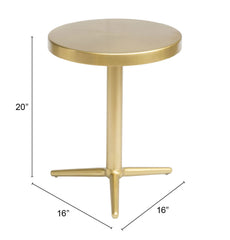 Derby Accent Table Gold