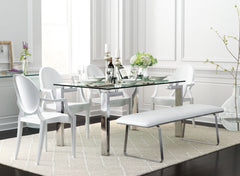 Roca Dining Table Chrome