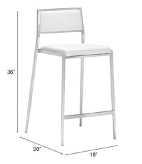 Dolemite Counter Chair (Set of 2) White