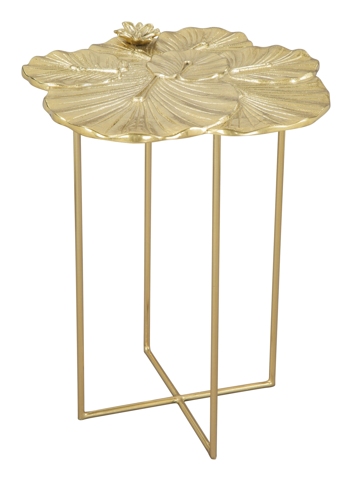 Lotus Side Table Gold