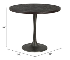 Montreal Dining Table Dark Brown