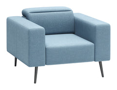 Milan Arm Chair Blue
