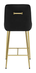 Madelaine Counter Chair Black & Gold