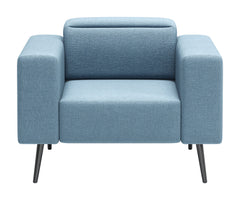 Milan Arm Chair Blue