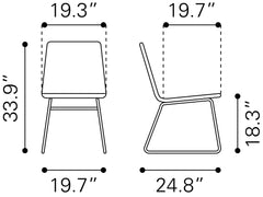 Laporte Dining Chair (Set of 2) Natural
