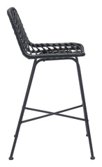 Malaga Bar Chair (Set of 2) Black