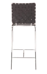 Criss Cross Counter Chair (Set of 2) Black